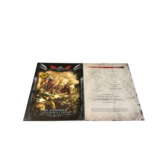 RPG Other - Wrath & Glory Blessings Unheralded Warhammer 40k Roleplay Free RPG Day 2018 New